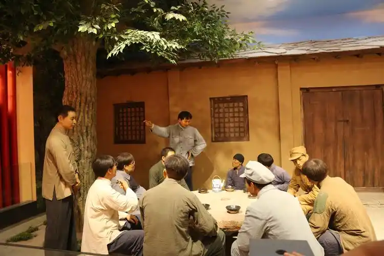 (陈家坡会议场景还原)