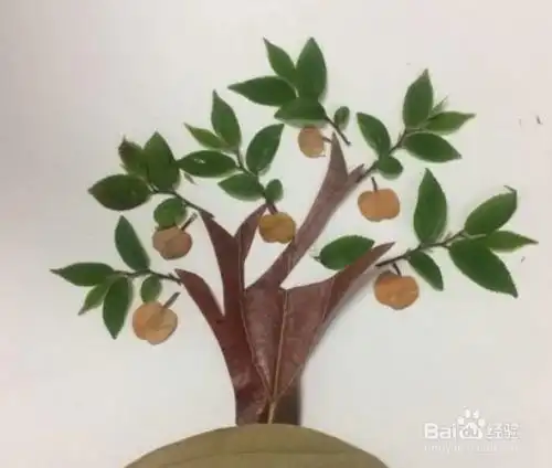 手工制作秋天的果实作品