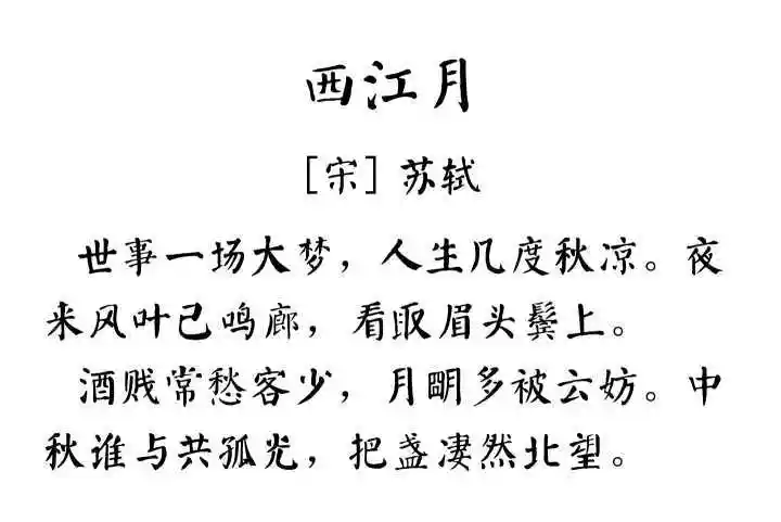 苏轼的哪句诗影响了你?