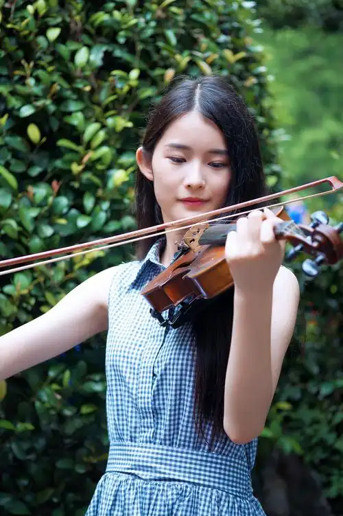 公园里的小提琴手