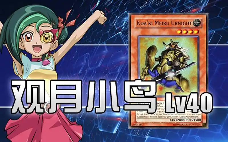 游戏王决斗链接观月小鸟lv40刷分核成原始骑士