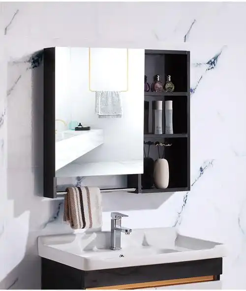 镜面柜浴室镜柜卫浴镜箱洗手间镜面挂柜卫生间置物柜化妆收纳铝吊柜