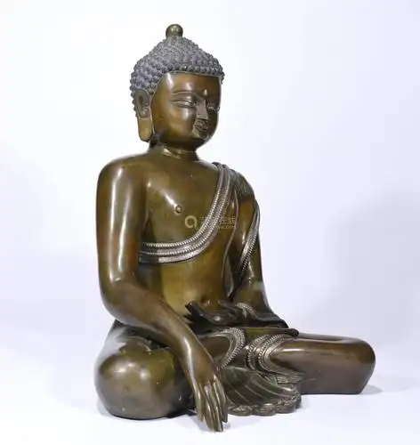 lot.265 chinese bronze buddha