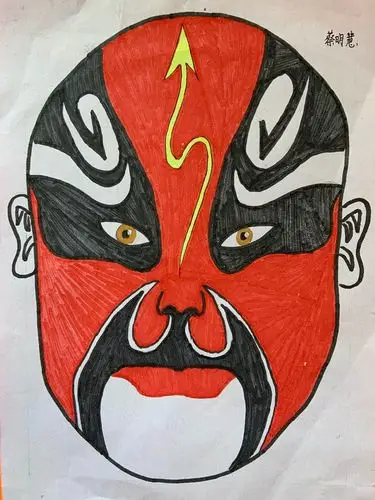 城里小学"魅力脸谱"作品集