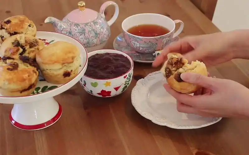 在家下午茶之-提子司康饼