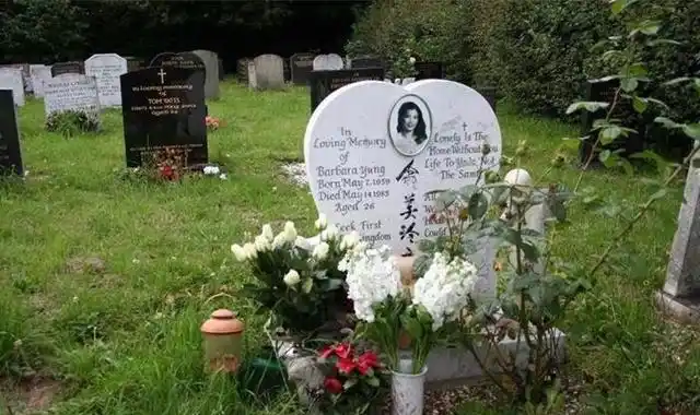 不看旁边几个字,我们就知道这是"林黛玉"陈晓旭的墓.