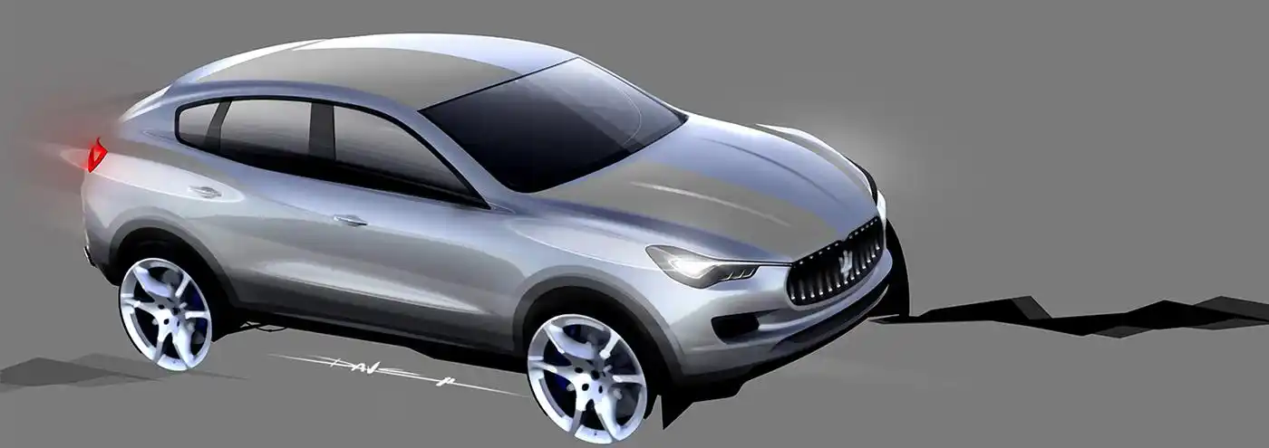 汽车设计,概念汽车,玛莎拉蒂,手绘, 工业设计,产品设计,普象网