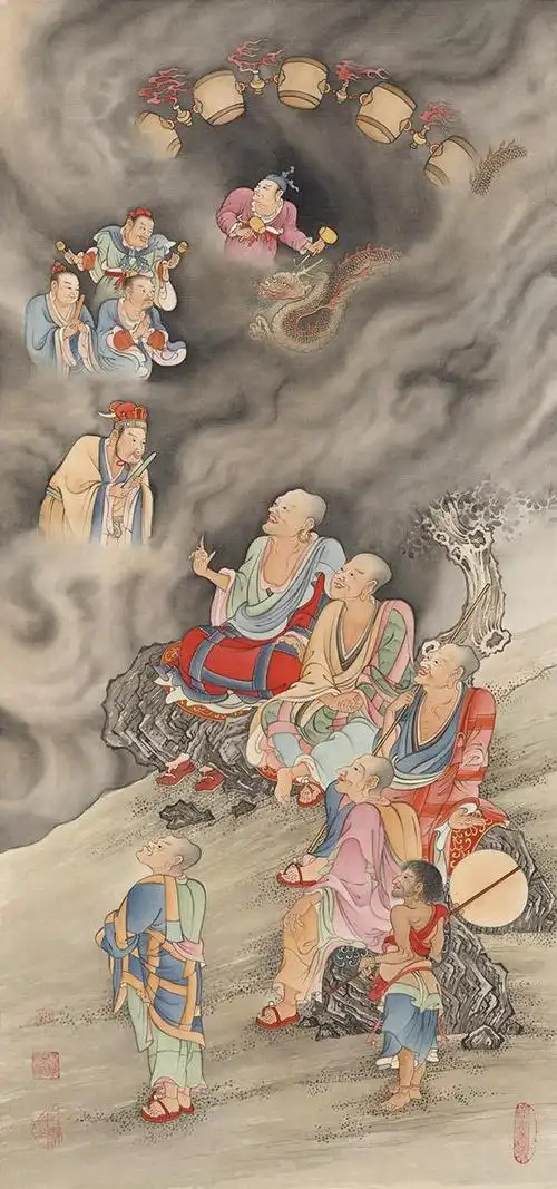 古代五百罗汉高清图8