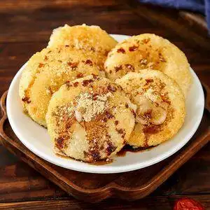 湖南特产糯米糍粑粑红糖纯糯米手工美食年糕好吃的早餐半成品食品