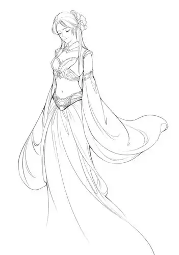 古风仙侠人物怎么画看这里超详细线稿教程教你上手