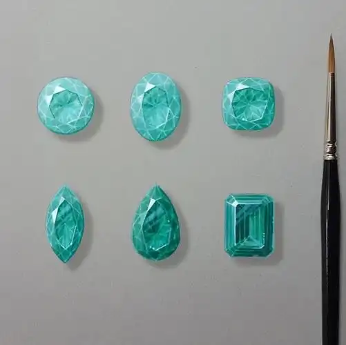 绝美宝石画法2一手绘分享