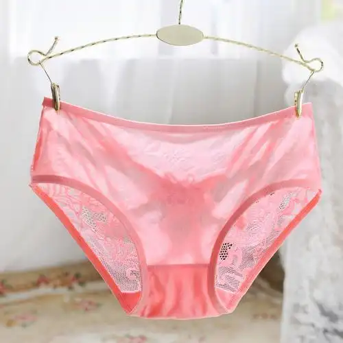 【新款】厂家直销性感镂空细带交叉性感蕾丝内裤 冰丝女士内裤女