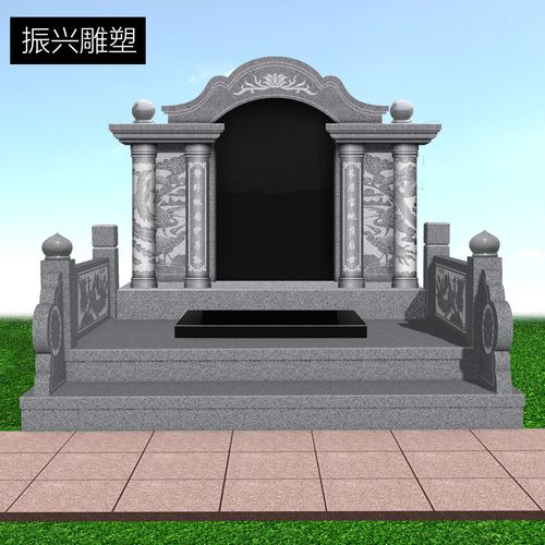 墓碑定制农村土葬大理石双人刻字花岗岩豪华型高档石碑组合公墓碑