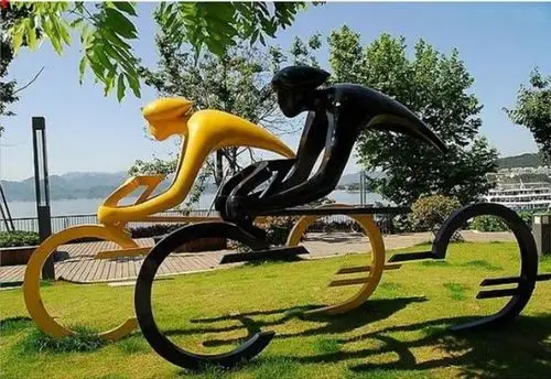 公园抽像玻璃钢雕塑 主题乐园景观雕塑小品 雕塑工艺品