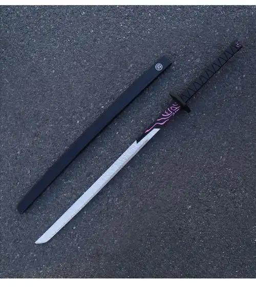 魔刀千刃橡胶大号塑料玩具磨刀金属567刺客伍六七1米木刀夜光迷铭乐80