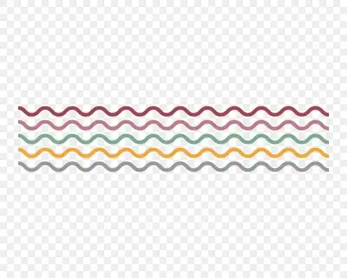 线条卡通波浪线素材