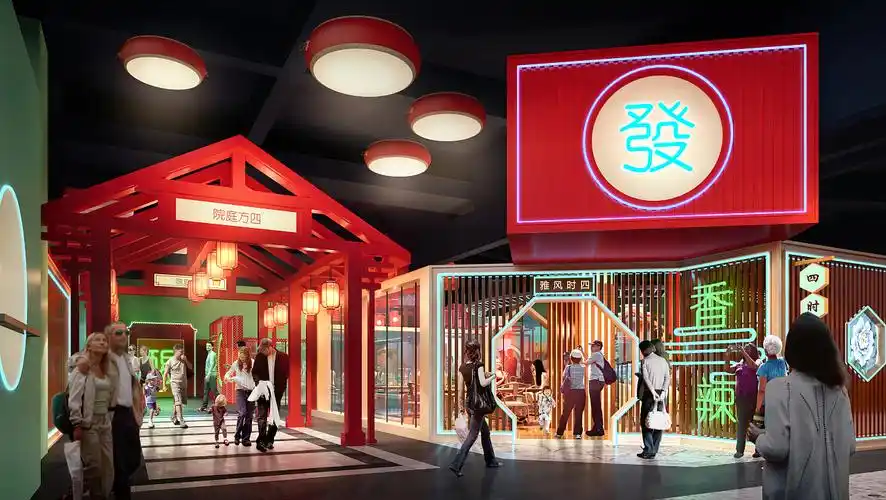 国潮主题商业概念