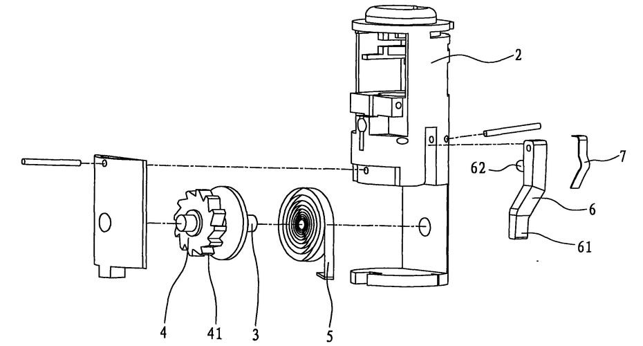 自动开收伞安全结构
