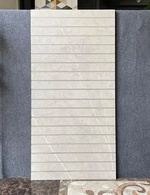 淋浴房防滑石淋浴房通体大理石垫脚6001200卫生间浴室拉槽凹凸地板石