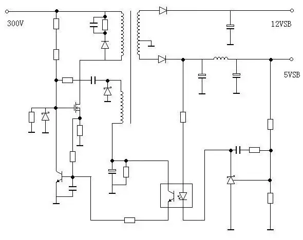 请张老先生及其它电路高手帮我分析一下这个辅助电源工作原理