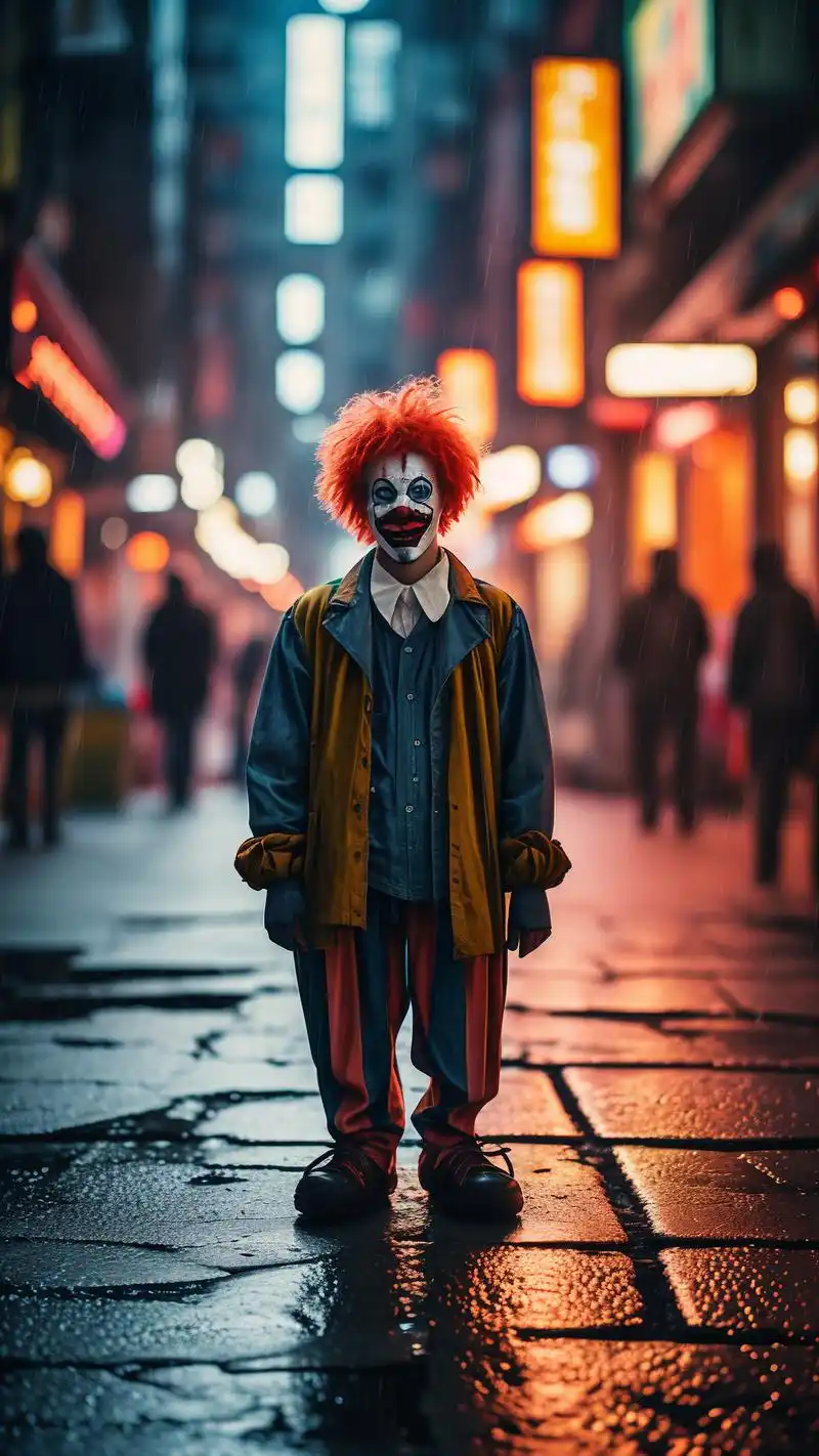 小丑自嘲笑容壁纸,戏剧性拉满91 今天给大家分享一组超有戏剧感的