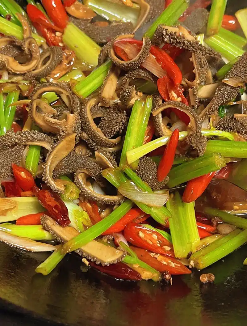 简单又好吃的家常菜97爆炒羊肚|||又辣又香好吃到无法拒绝,经常去的