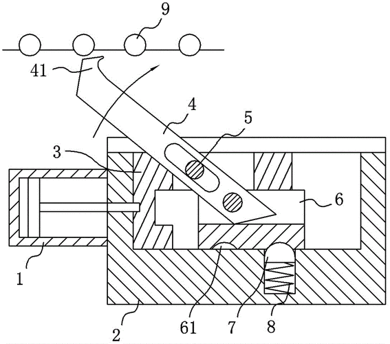 cn204150593u_推摆间歇送料机构失效
