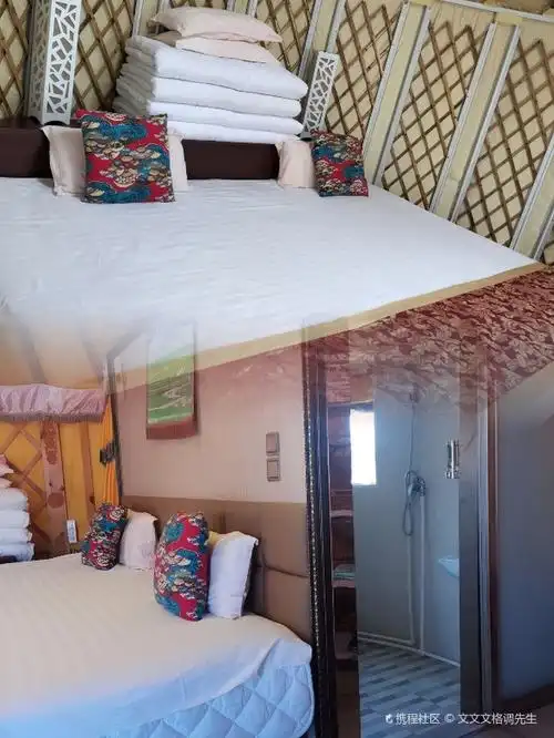 张北沐丰庄园,草原与蒙古包更配哦