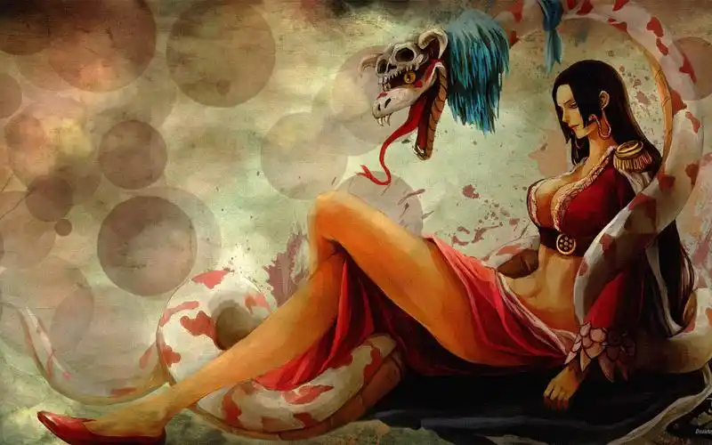 海贼王美貌出众的女帝壁纸