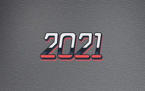 2021创意暗色系艺术字背景图