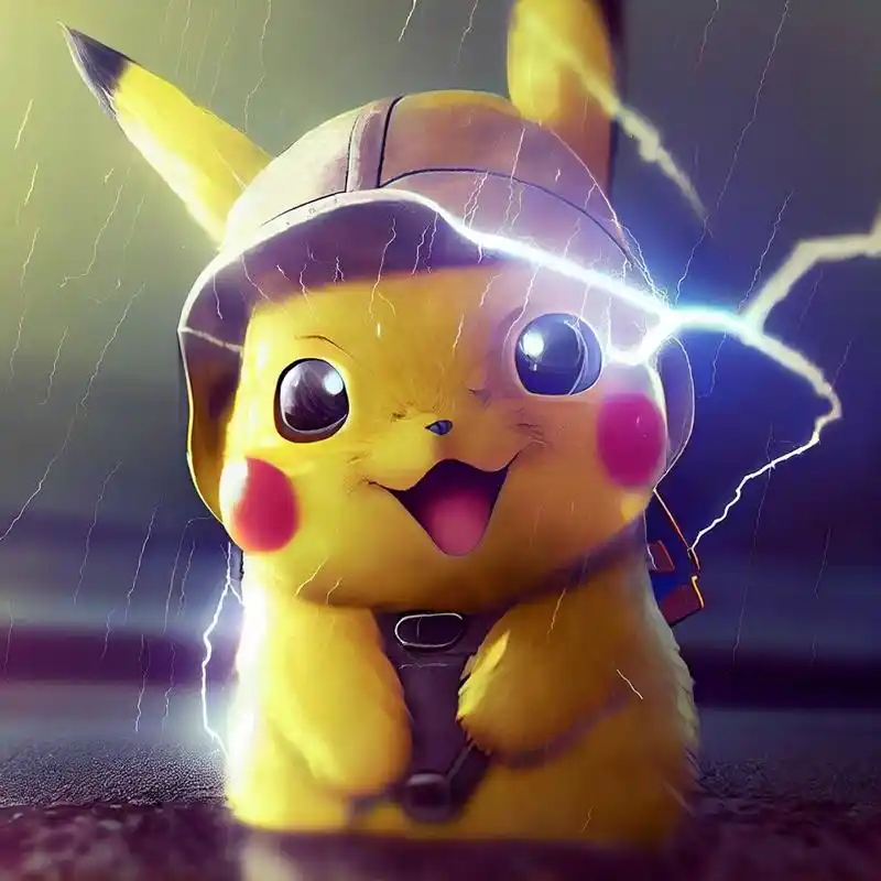 皮卡丘头像 神奇宝贝皮卡丘,喜欢可以自行拿图做头像哦～#宝可梦