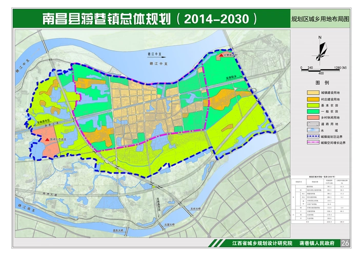 南昌县蒋巷镇总体规划20142030