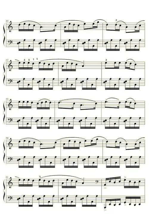 放马曲钢琴谱歌谱-苍强曲谱