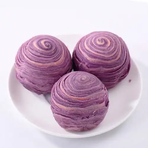 多旗香芋蛋黄酥6粒手工馅饼新鲜咸鸭蛋黄零食特产传统糕点香芋酥