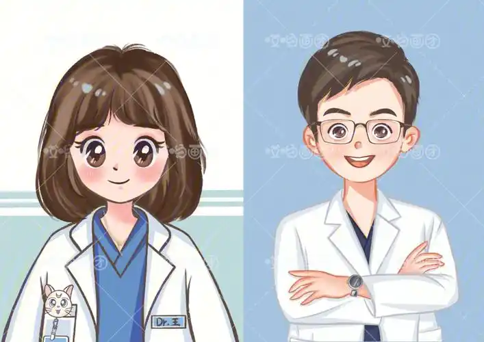 卡通头像75医生形象照可约稿