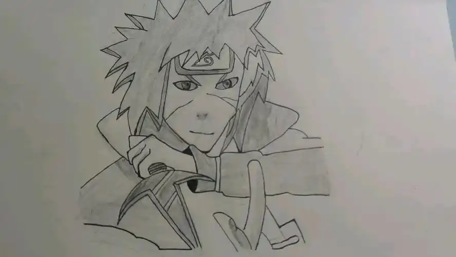 新手画的波风水门