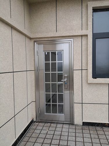 不锈钢门304不锈钢防盗门大门双开门乡村大门阳台玻璃门单门 一个平方