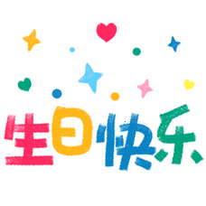 生日快乐happy birthday!动态微信表情