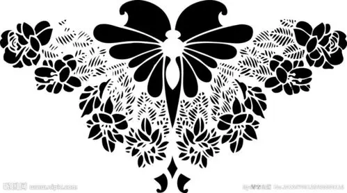 蝴蝶剪纸图案图片[设计图,jpg]