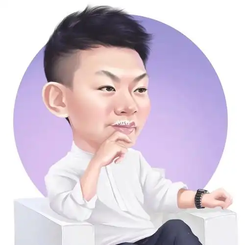 中年大叔真人手绘漫画头像 彰显成熟魅力