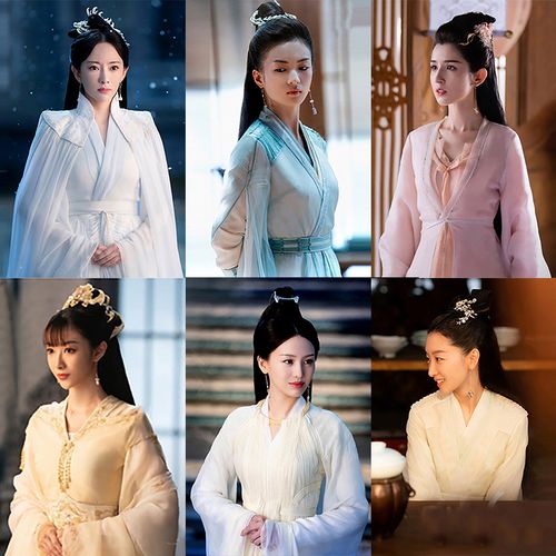 影视千古玦尘上古后池周冬雨月弥同款古装女汉服侠客服飘逸仙女服