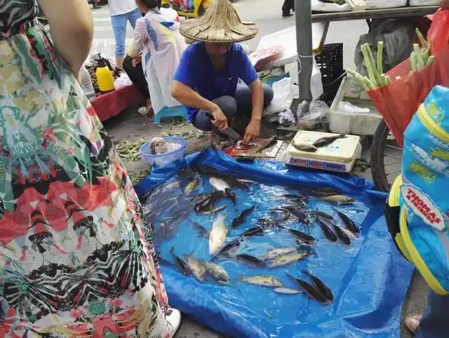 农民路边卖鱼引来不满,农村小伙要走,顾客不答应了