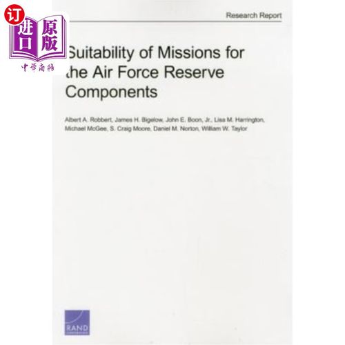 海外直订suitability of missions for the air force reserve