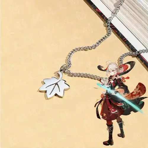 原神项链神之眼周边枫原万叶神里凌华吊坠二次元动漫元素男女饰品