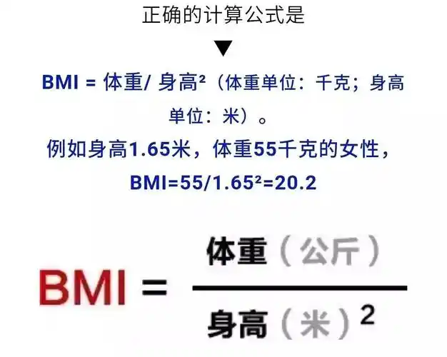 bmi指数等于体重(kg)除以身高(m)的平方.