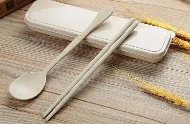 麦香味秸秆餐具麦秸秆筷子秸秆塑料筷子专用秸秆复合材料