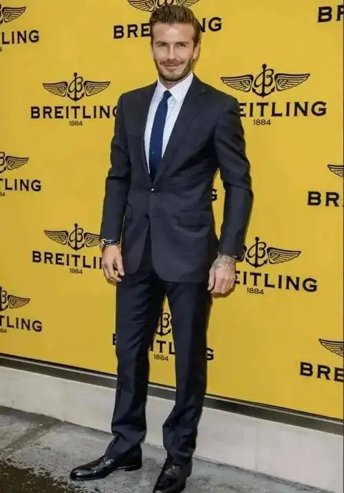 足球界贵族贝克汉姆david beckham的时尚风格_西装