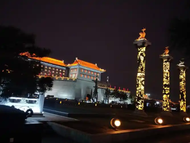西安城墙夜景美