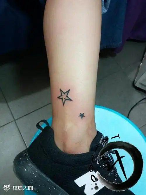 五角星#_纹身图案手稿图片_呵呵的纹身作品集