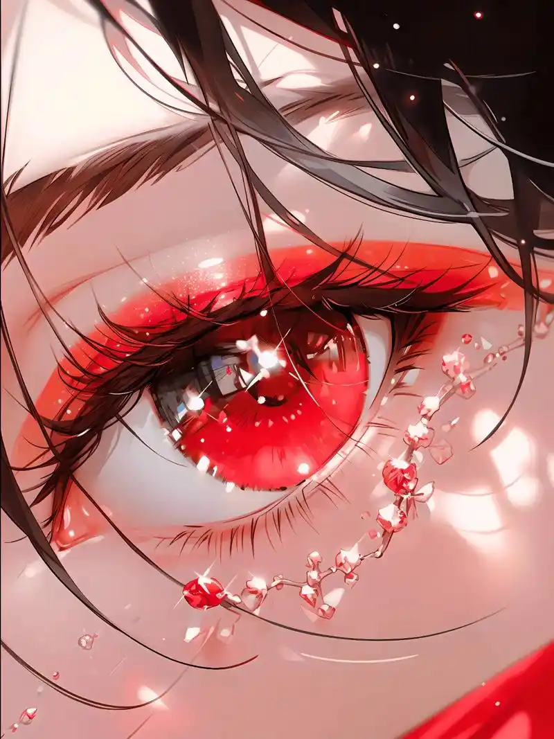 眼睛特写.#插画 #高级感 #动漫 #好图分享 #绘画 - 抖音